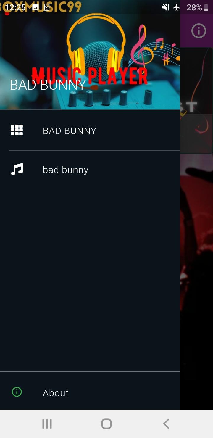 Download Bad BUNNY Musica Mp3 Player android on PC