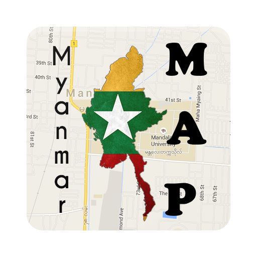 Myanmar Mandalay Map