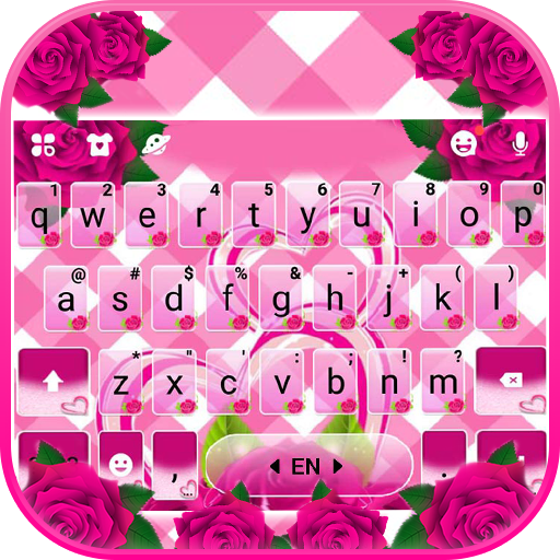 Pink Roses कीबोर्ड