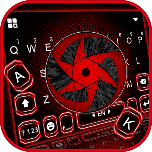 Cool Red Sharingan Tema Papan 