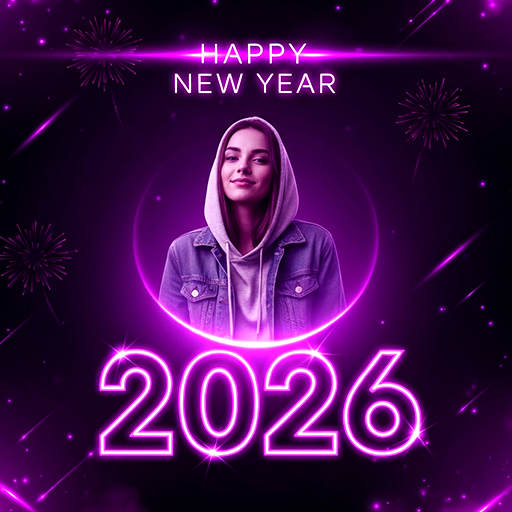 2026 New Year Photo Frames