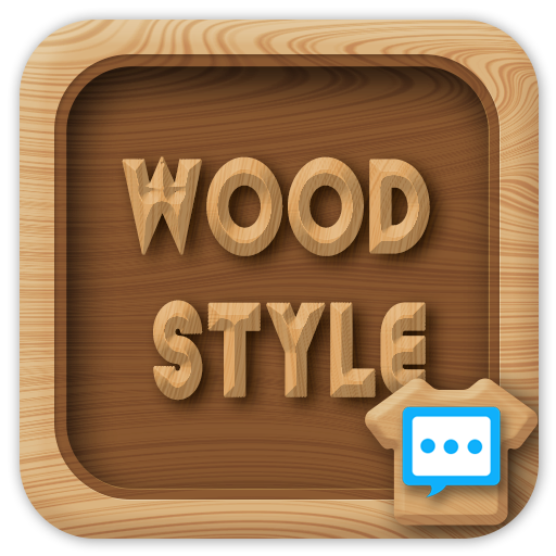 Wood style skin for Next SMS