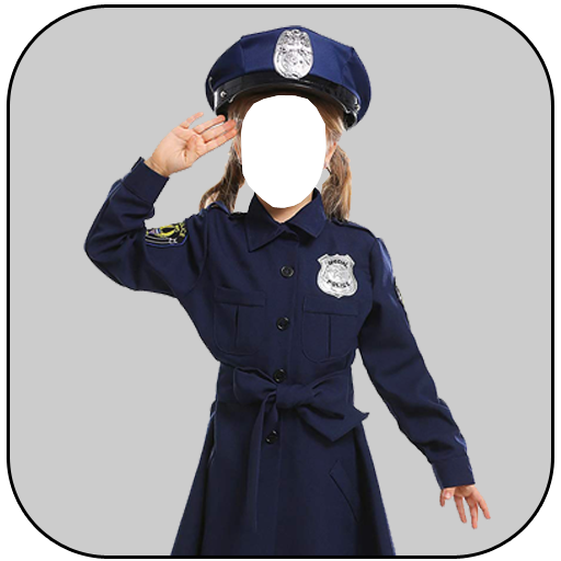 Kids Police Costume For Girls