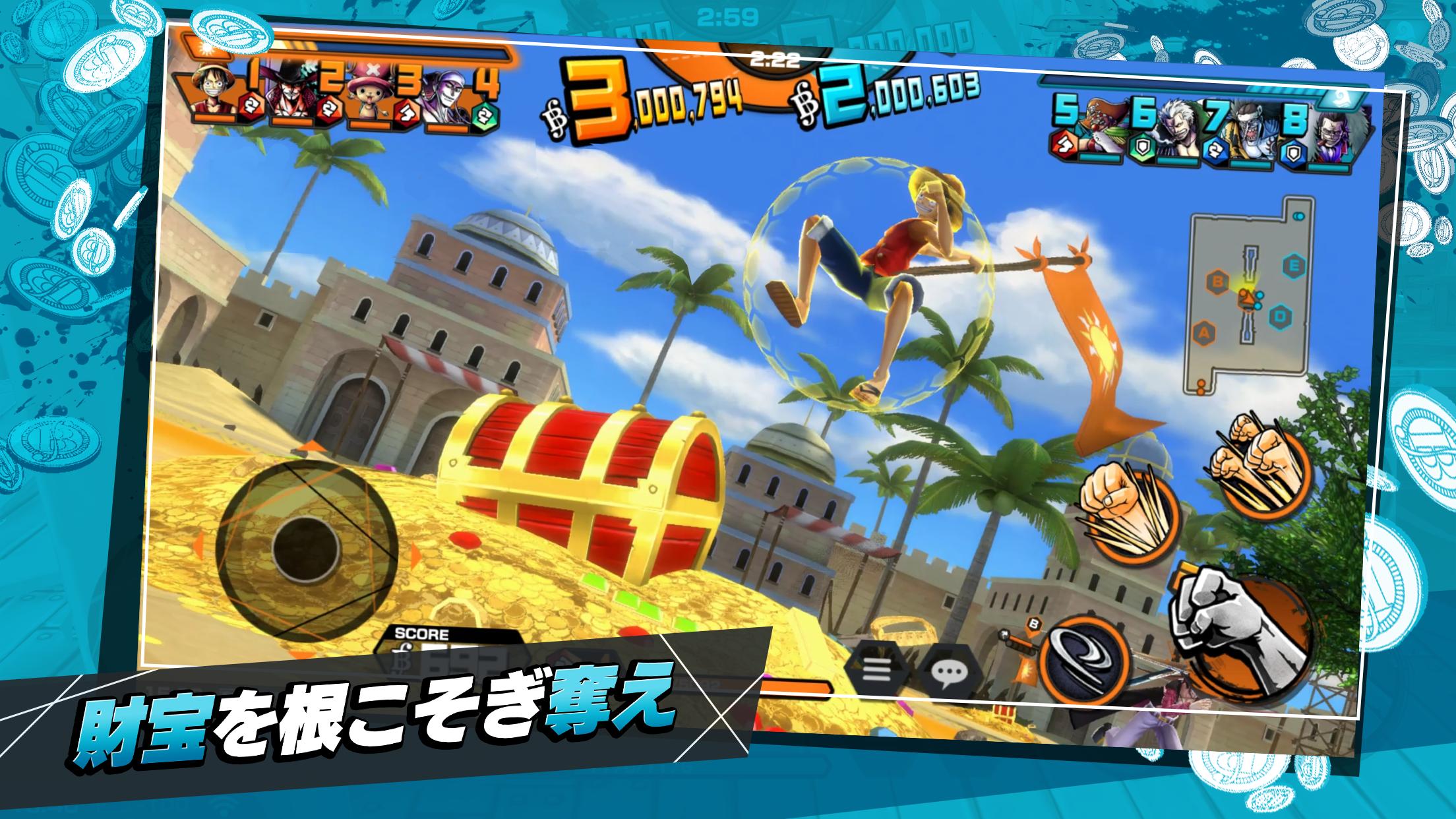 تنزيل One Piece バウンティラッシュ アクションゲーム على جهاز الكمبيوتر مسؤول Gameloop