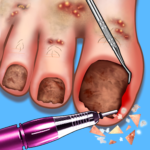 cirurgião de unhas e pés