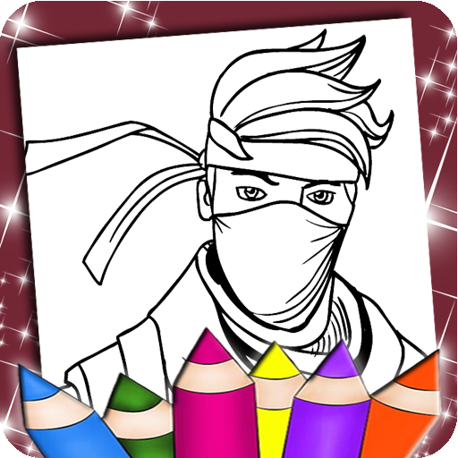 Superhero Ninja Coloring Book