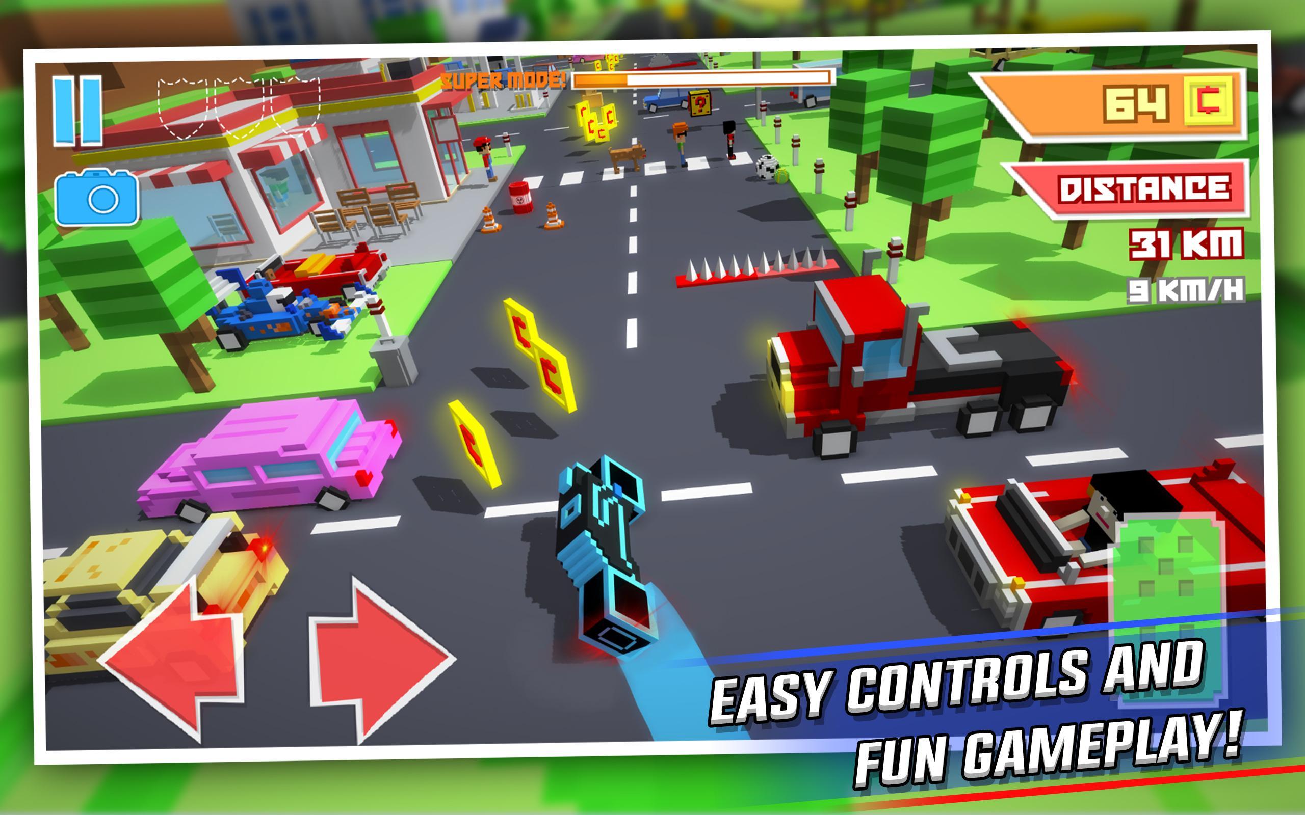 PCにCrossy Brakes: Blocky Road Funをダウンロードする| GameLoopオフィシャル
