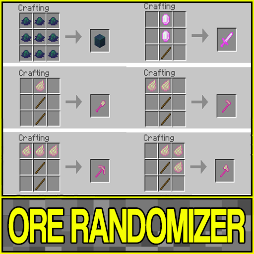 Ore Randomizer Craft Mod for MCPE