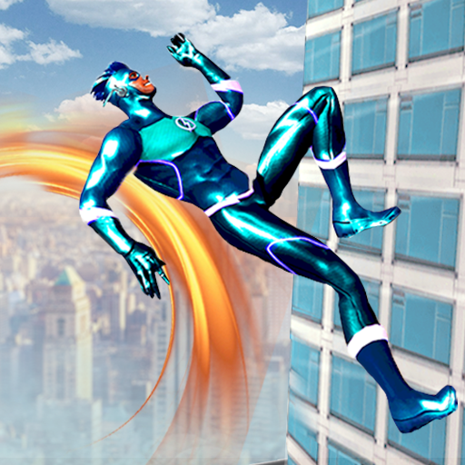 Light Hero Rope City Fight: SuperHero Crime Battle