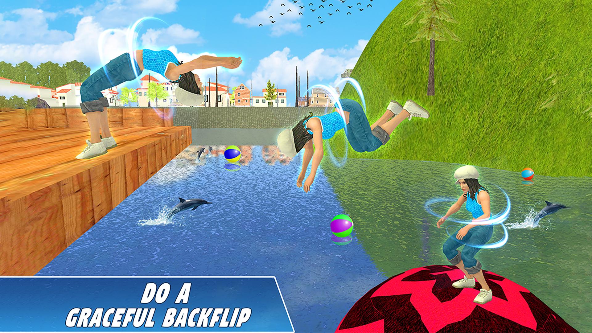 Download Backflip Challenge:Stunt Games android on PC