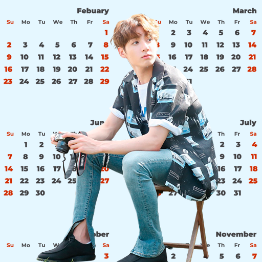 Jungkook Calendar Widget