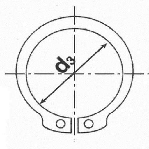 Стопорные кольца - размеры кол