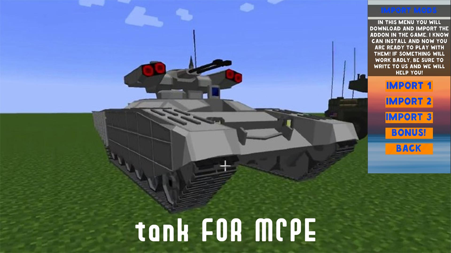 minecraft working tank