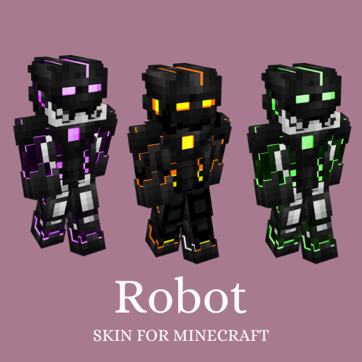 Skin Robot and Maps for Minecr