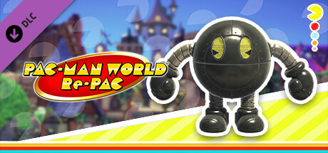 PAC-MAN WORLD Re-PAC Chrome Noir Chogokin skin