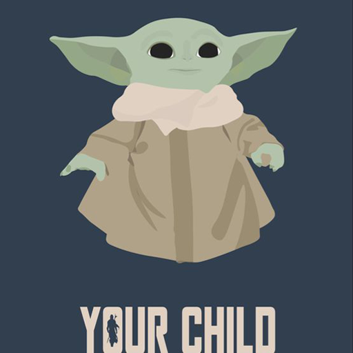 Papel de parede do bebê Yoda