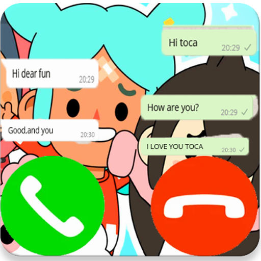 Call Toca life™: Fake vide Call and chat