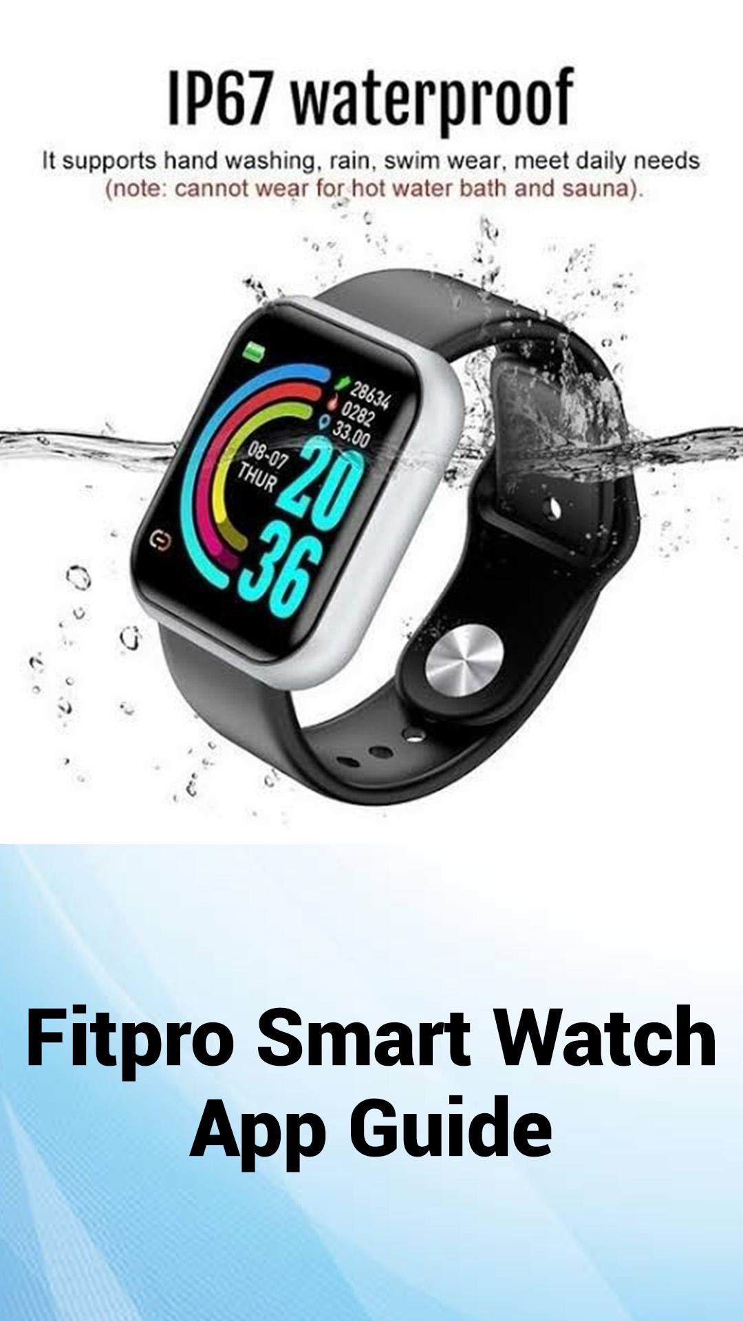 Fitpro smart discount watch app download