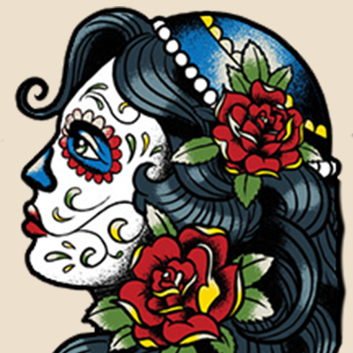 Tattoo Pixel Coloring Art