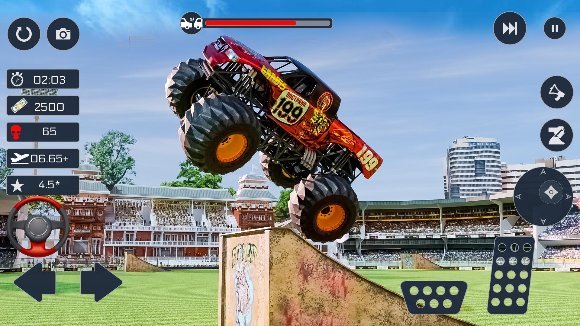 Скачать Monster Truck: Stunt Mega Ramp на ПК | Официальный представитель  GameLoop