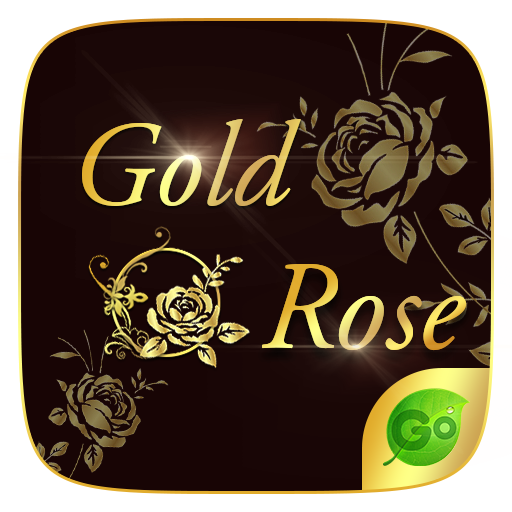 Gold Rose GO Keyboard Theme