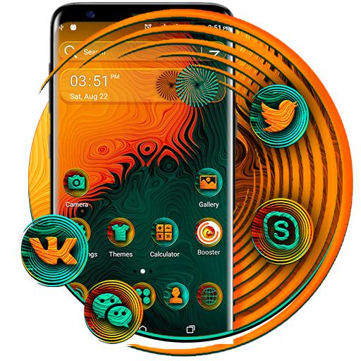 Color Liquid Launcher Theme