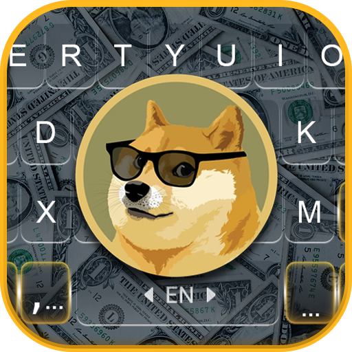 Rich Doge Keyboard Background