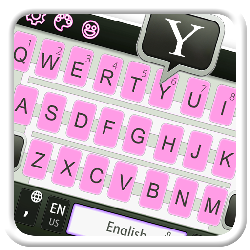 Pink Message Keyboard