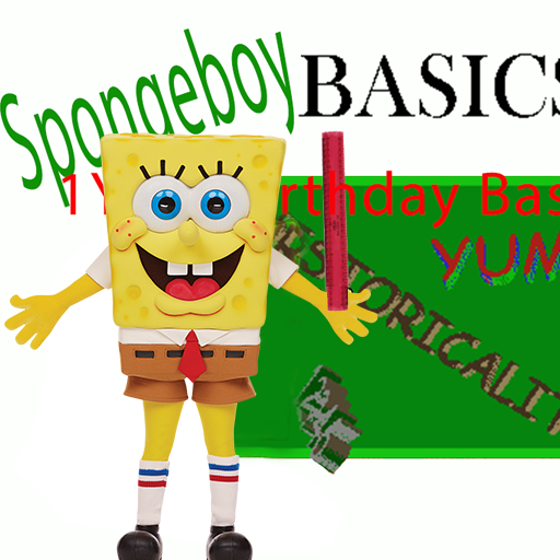 Sponge is Baldi - Basic Classic Birthday Bash