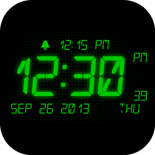 Neon Digital Clock Wallpapers