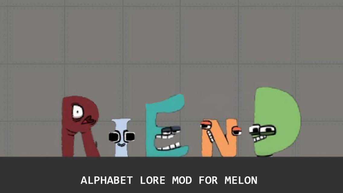 Alphabet lore Melon Mod [Melon Playground] [Mods]