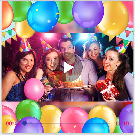 Video de cumpleaños con musica