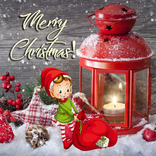 Merry Christmas Sticker Frames & Wishes