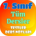 7. Sınıf Tüm Dersler Test Çöz