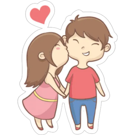 Kissing Stickers for Whatsapp