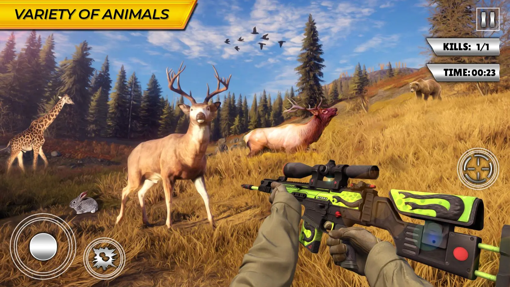 Download Wild Animal Hunting Games Gun android on PC
