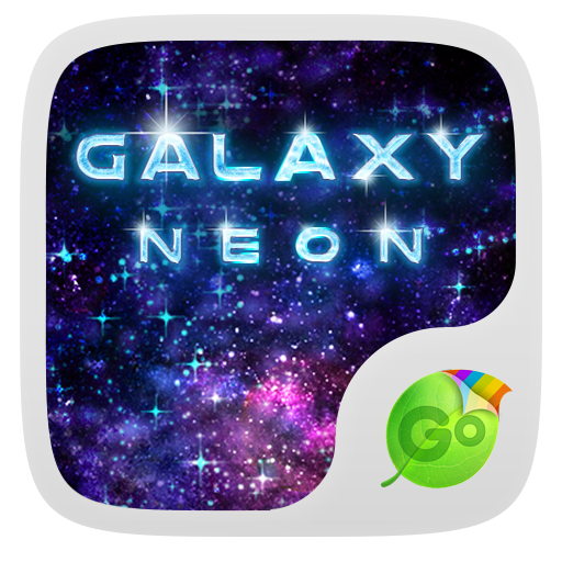 Neon Galaxy GO Keyboard Theme