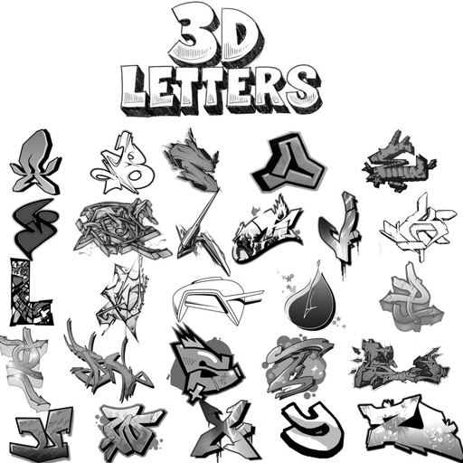 Design de letras 3D fácil