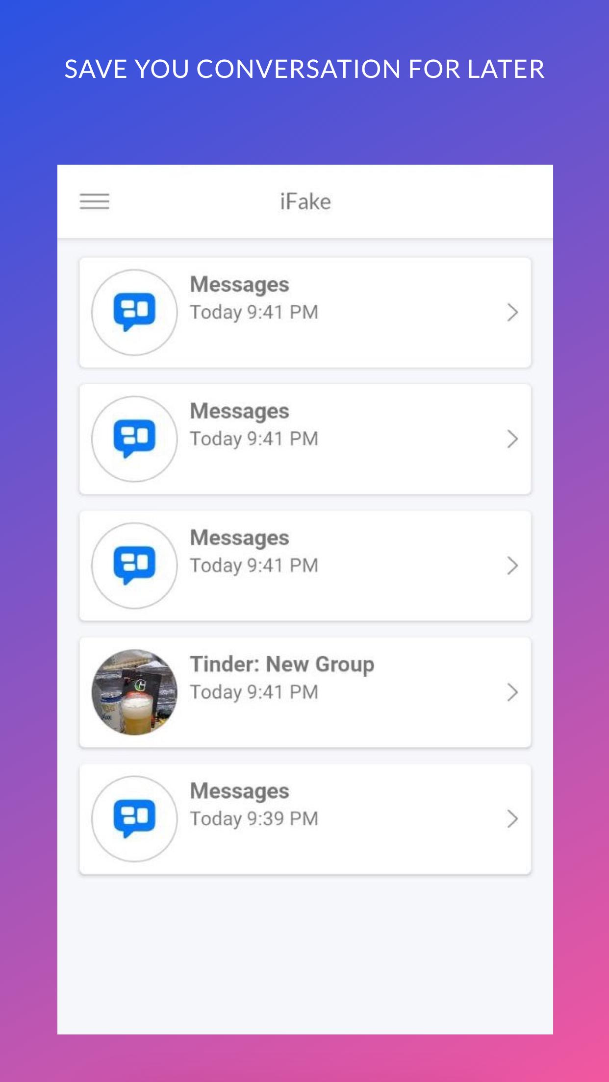 تنزيل iFake: Funny Fake Messages على جهاز الكمبيوتر | مسؤول GameLoop