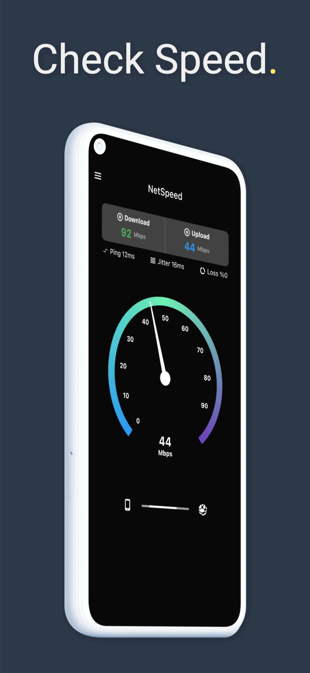 Download NetSpeed - Internet Speed Test android on PC