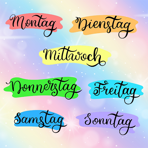 Wochentage Bilder
