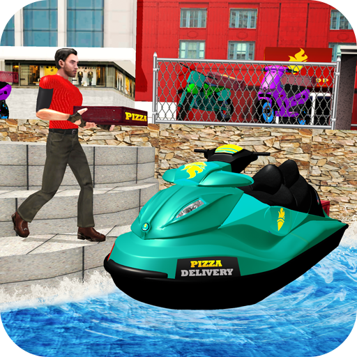 Pizza Delivery Jet Ski Games