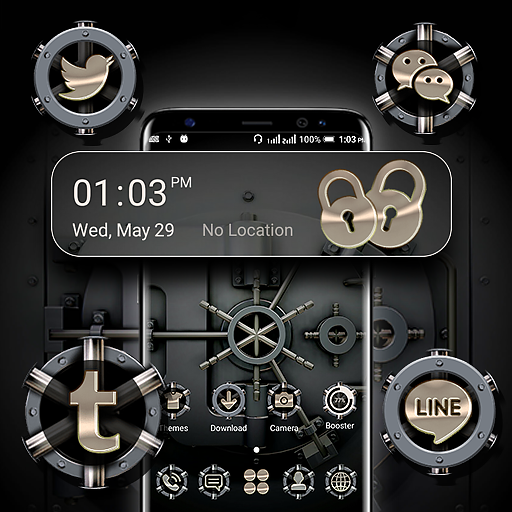 Safe Vault Launcher Theme