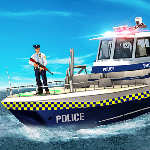 米国警察の船追跡ゲーム
