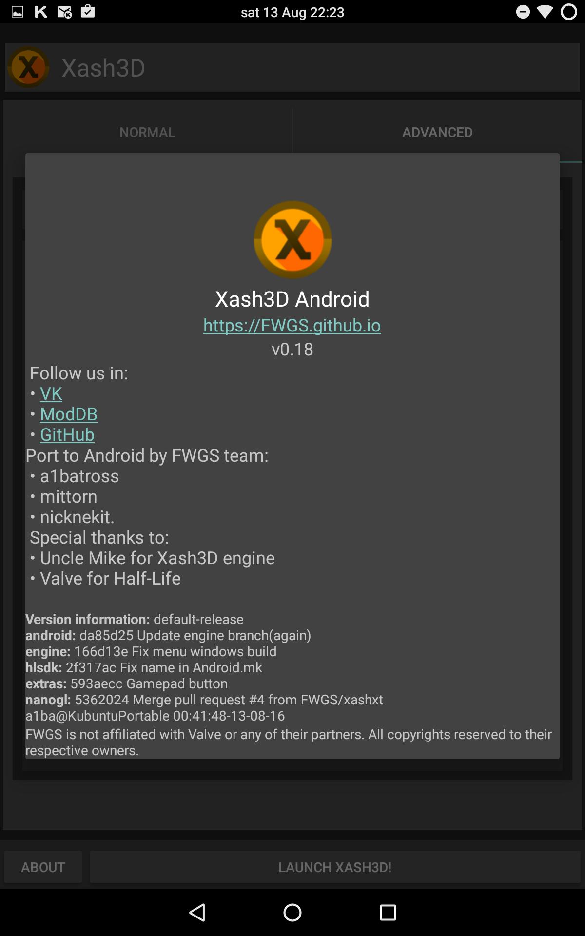 Скачать Xash3D FWGS (Old Engine) на ПК | Официальный представитель GameLoop