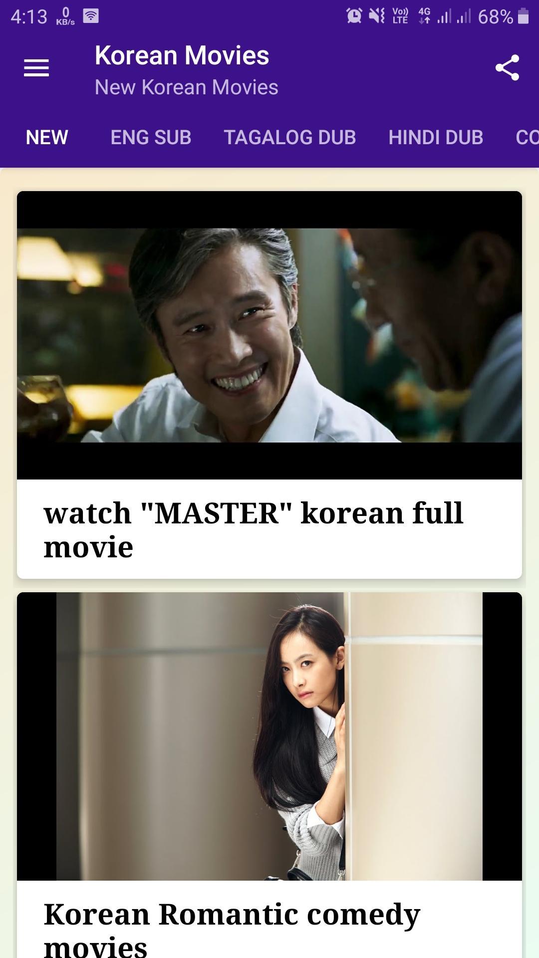 Korean movies sale download in english