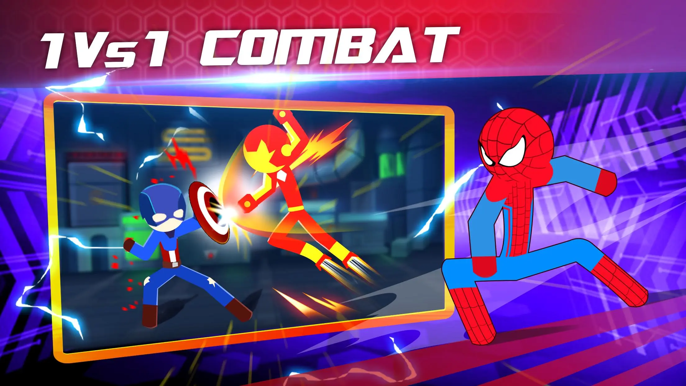 Download Stickman Fighter Infinity - Super Action Heroes on PC with MEmu