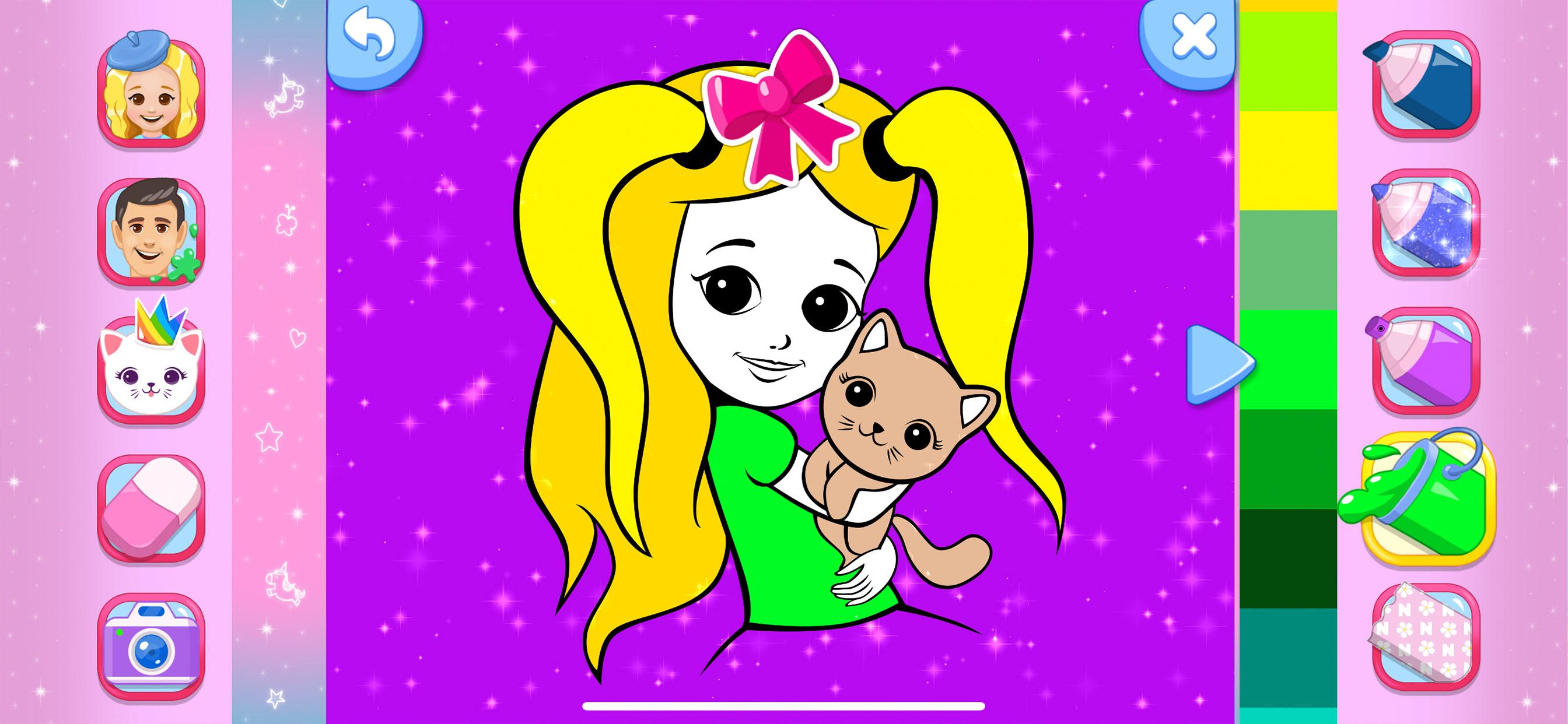 Скачать Like Nastya Coloring Book на ПК | Официальный представитель GameLoop