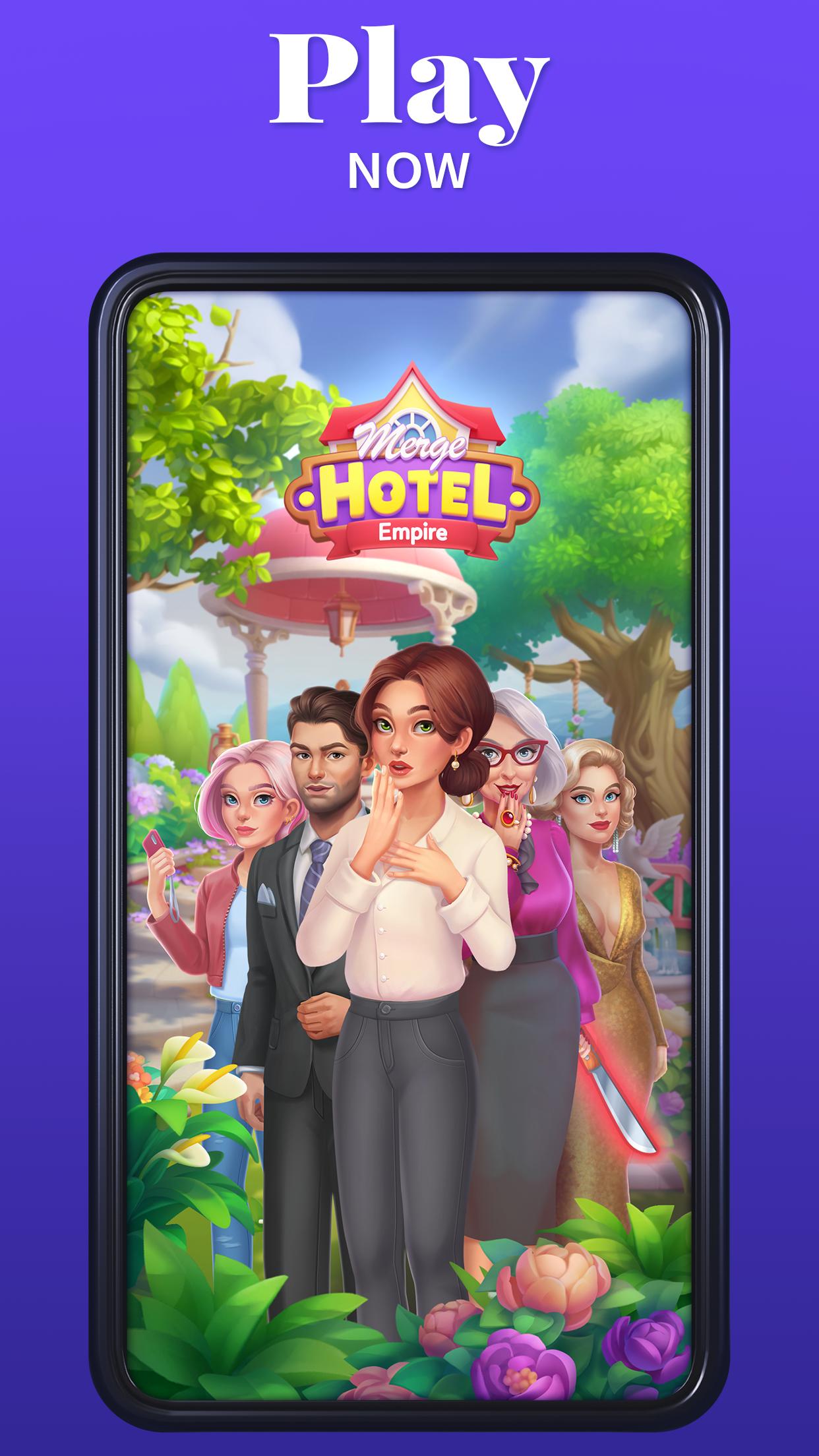 Download Merge Hotel Empire: Design android on PC