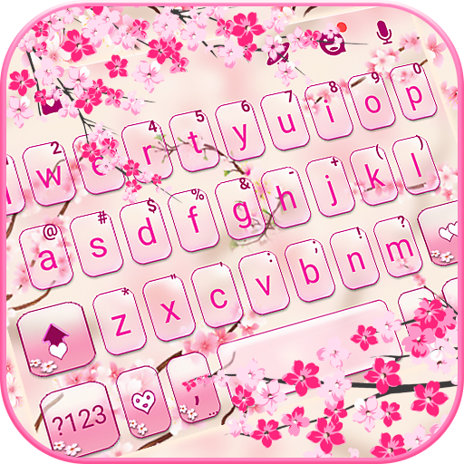 Тема для клавиатуры Sakura Blo